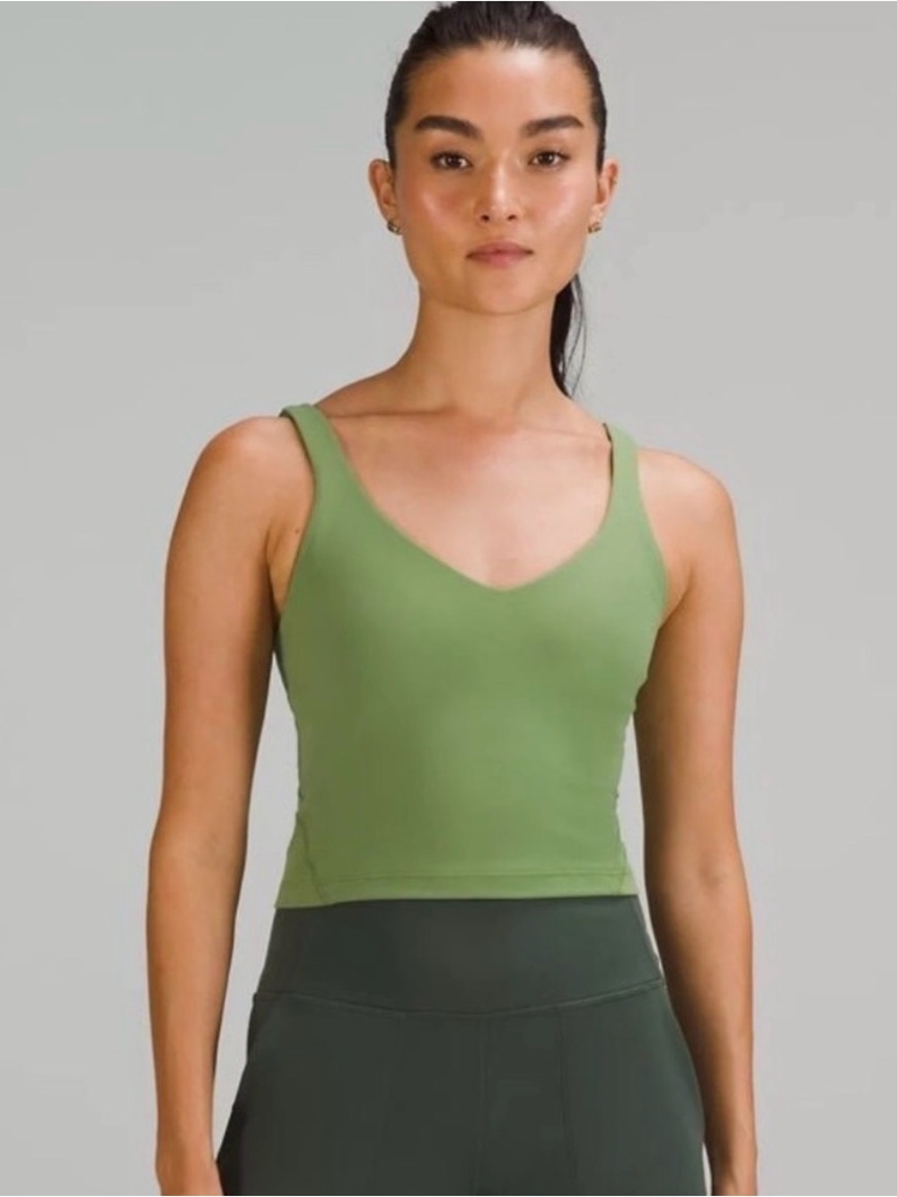 lululemon athletica Align Bronze Green Tank Top